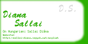 diana sallai business card